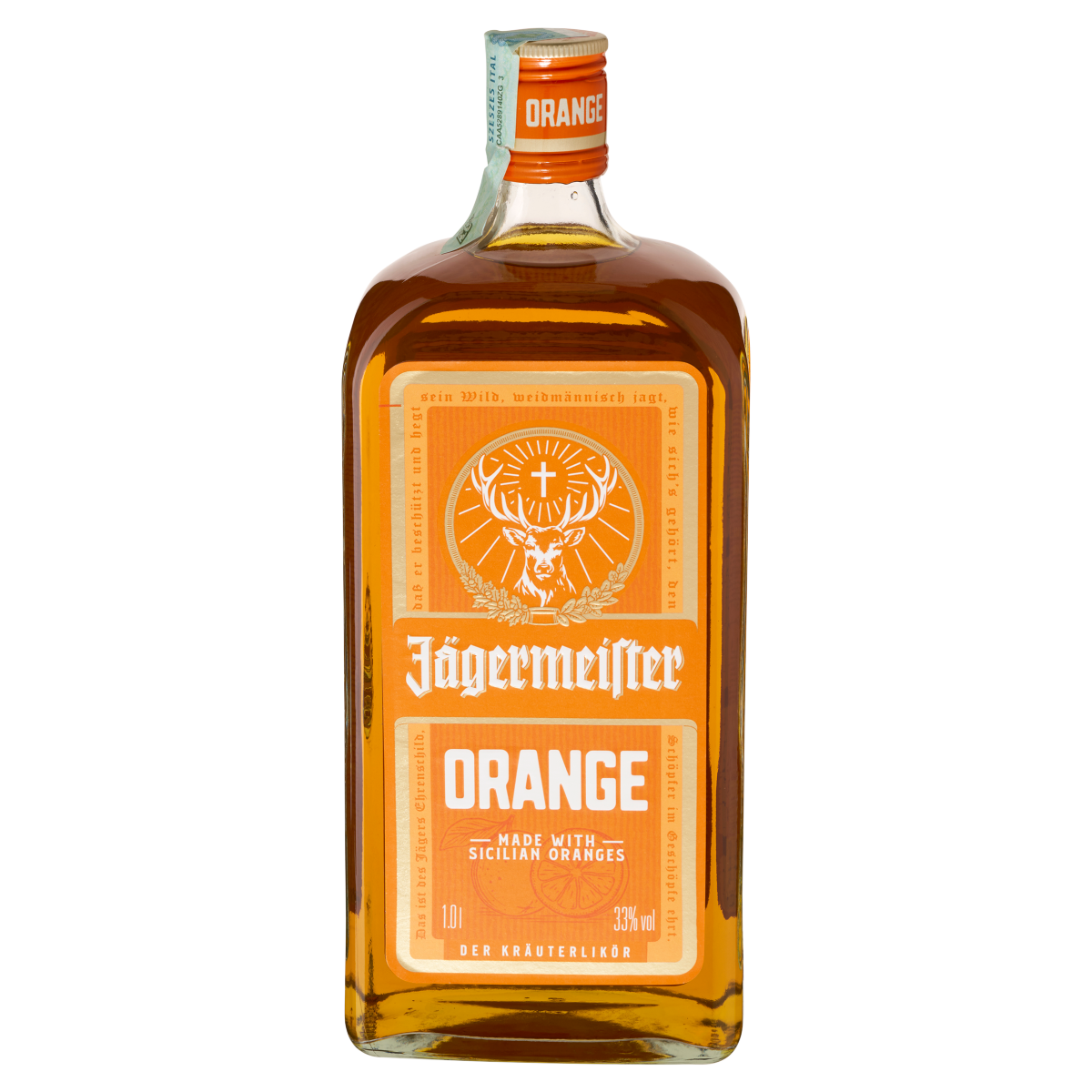 JÄGERMEISTER Orange Gyomorkeserű Likőr 33% 1 l