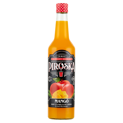 Piroska Mangó ízű Gyümölcsszörp Üveges 700 ml