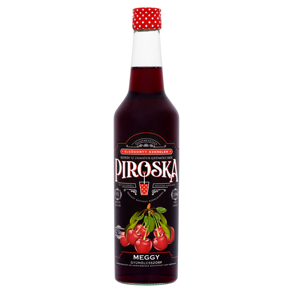 Piroska Meggy Ízű Gyümölcsszörp 700 ml