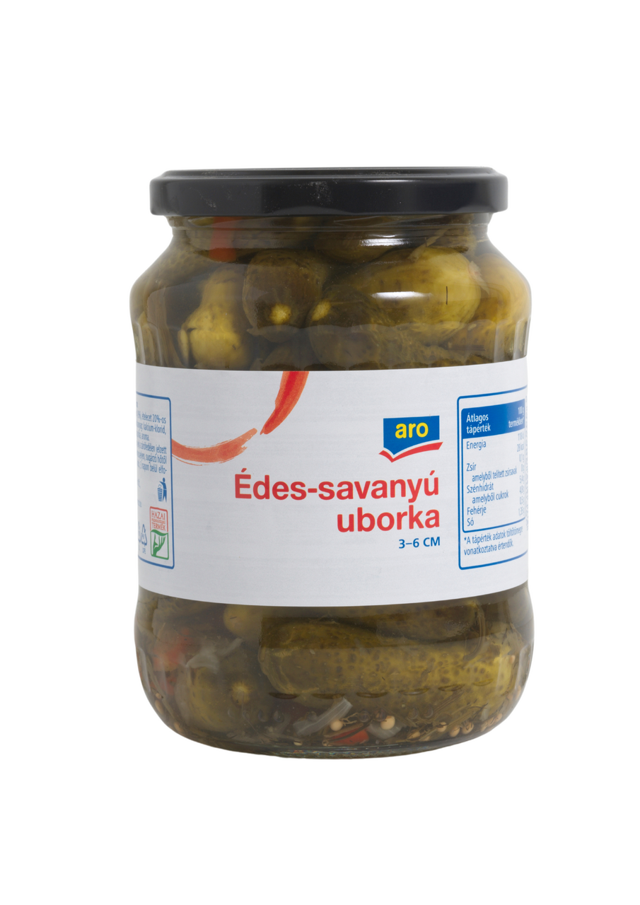 aro Édes-savanyú uborka 3-6 cm 680 g