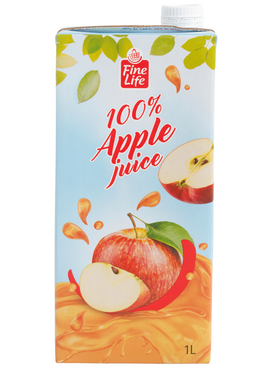 Fine Life Almalé 100% Gyümölcstartalommal 1 Liter