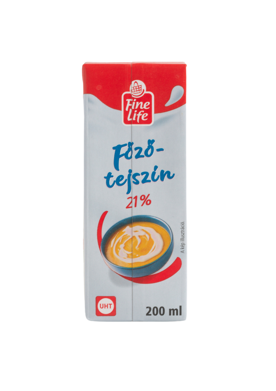 Fine Life UHT Főzőtejszín 21% 200 ml