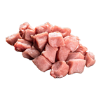 Sertéscomb kockázott gulyáshús, vákuumcsomagolt