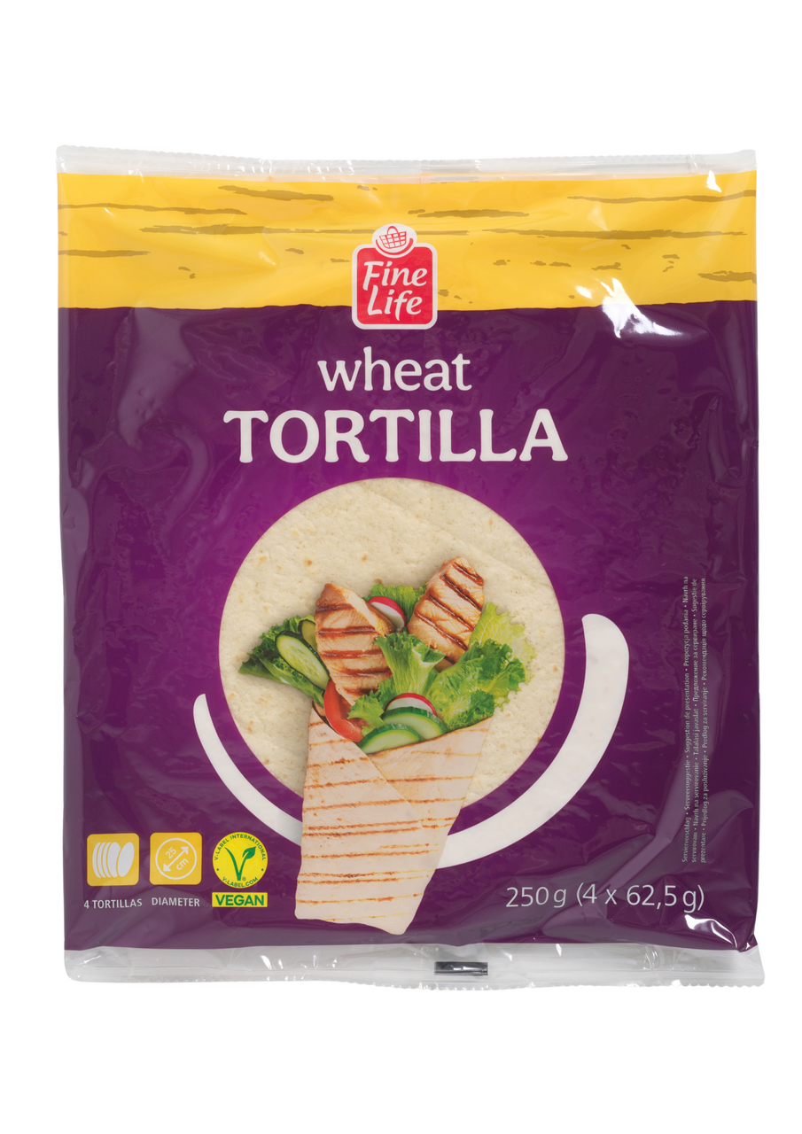 Fine Life tortilla 25cm 4 x 62 g