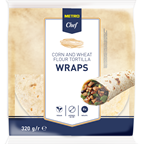 Metro chef kukorica tortilla 20cm 8 x 40 g