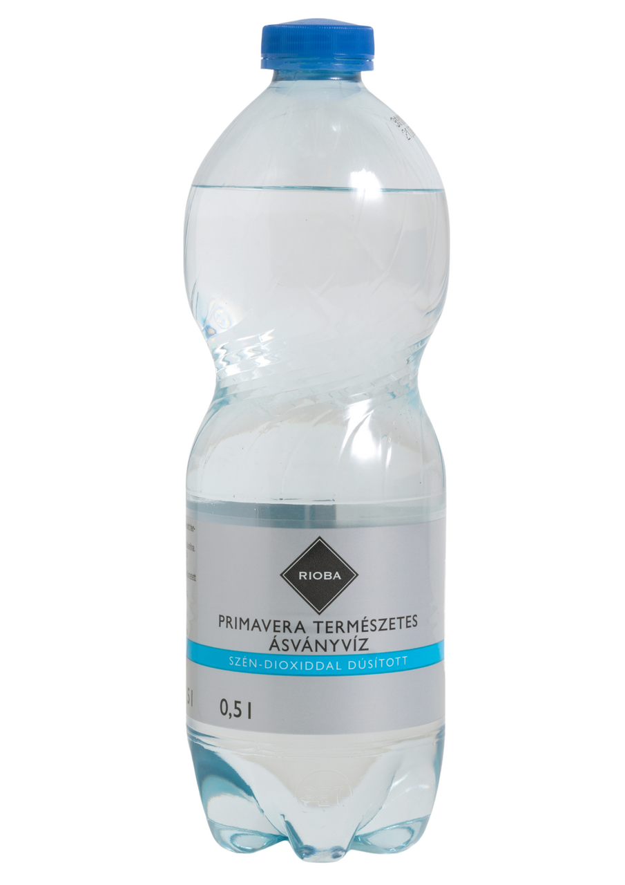 RIOBA Primavera Szénsavas Természetes Ásványvíz 500 ml