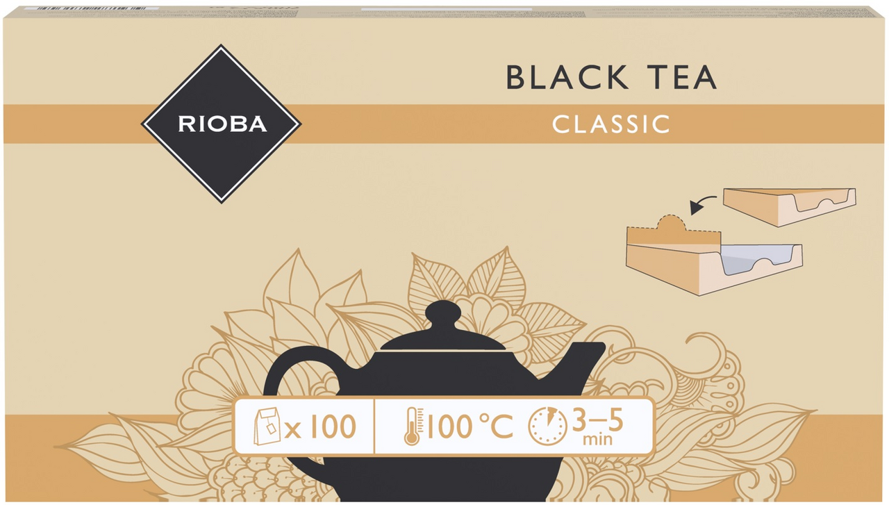 RIOBA Fekete Tea 100 x 2 g