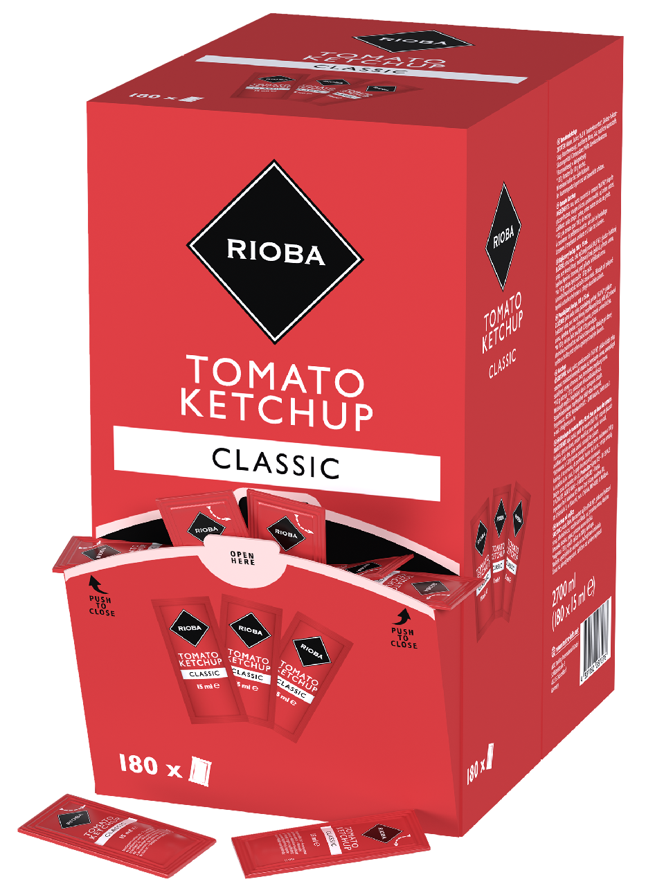 RIOBA Ketchup Box 180 x 15ml