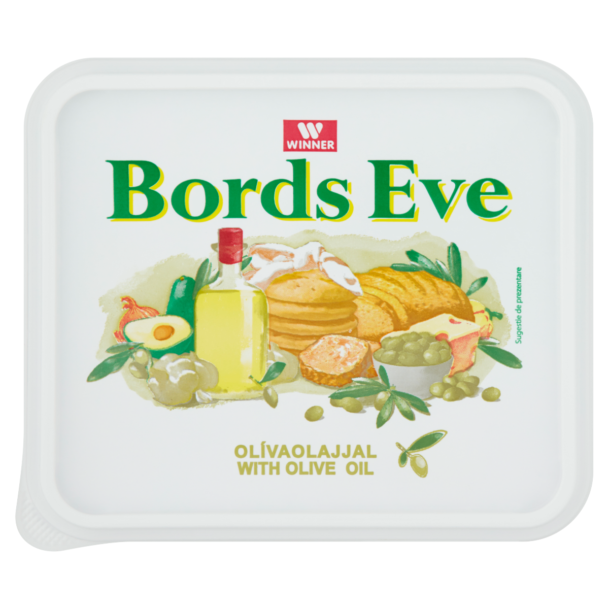 Bords Eve olívaolajjal, csökkentett zsírtartalmú margarin 12 x 500 g