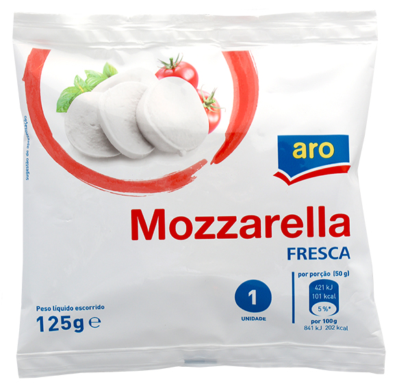 aro Mozzarella Zsíros Lágy Sajt 125 g
