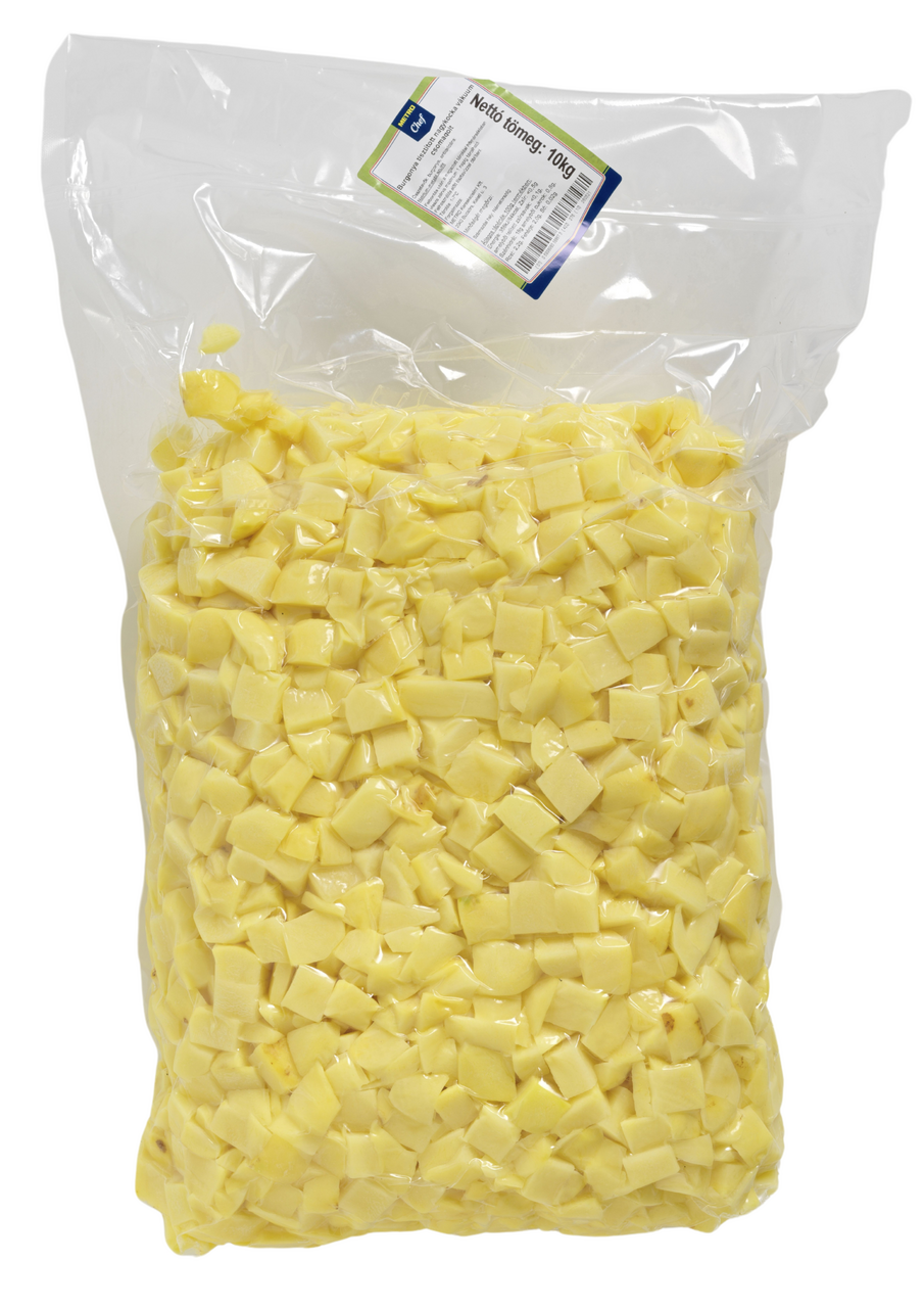 METRO Chef Tisztított Burgonya Nagykocka 10 kg