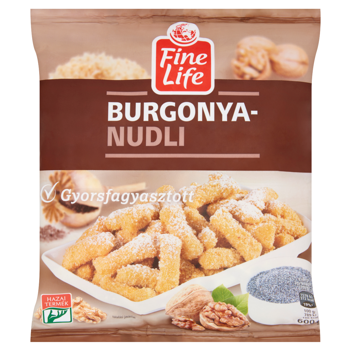 Fine Life Gyorsfagyasztott Burgonyanudli 600 g