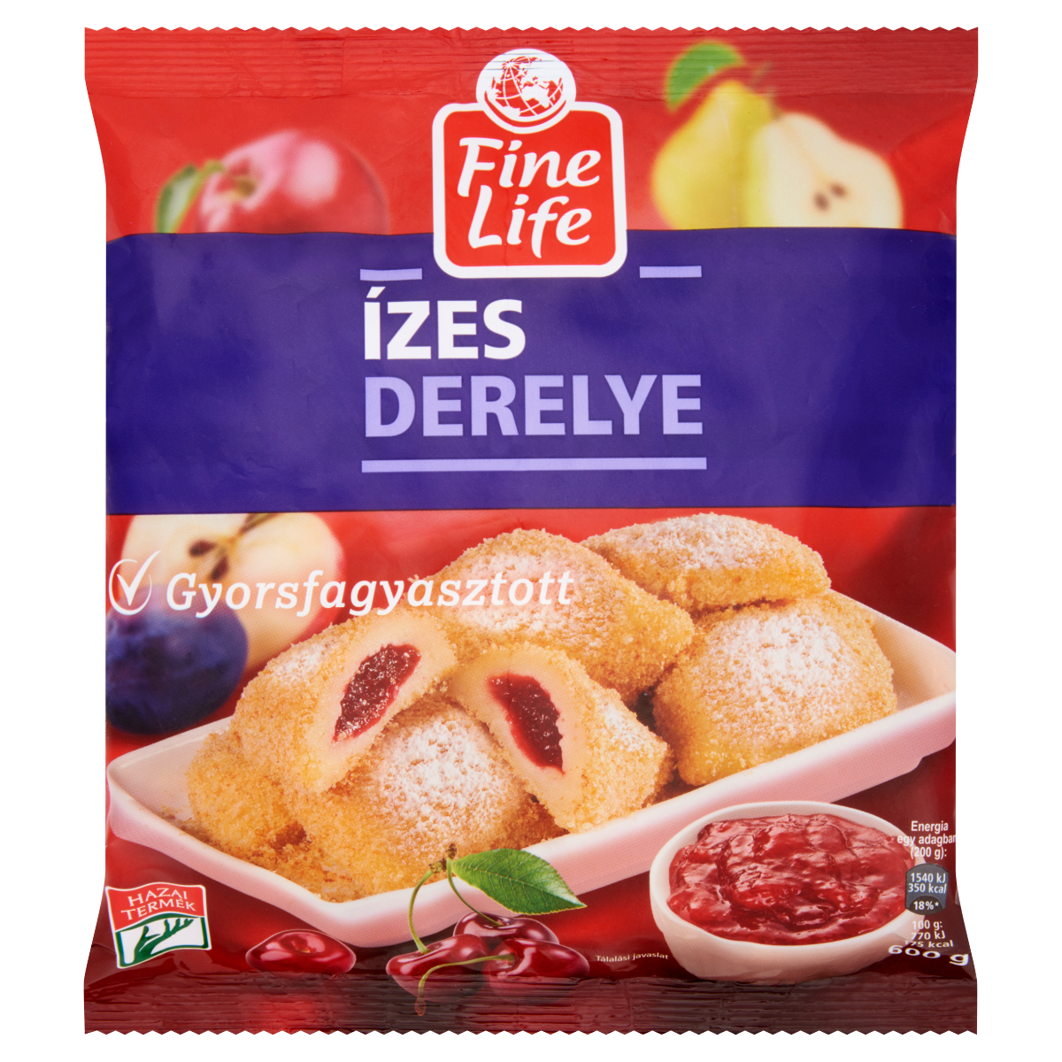 Fine Life Gyorsfagyasztott Ízes Derelye 600 g