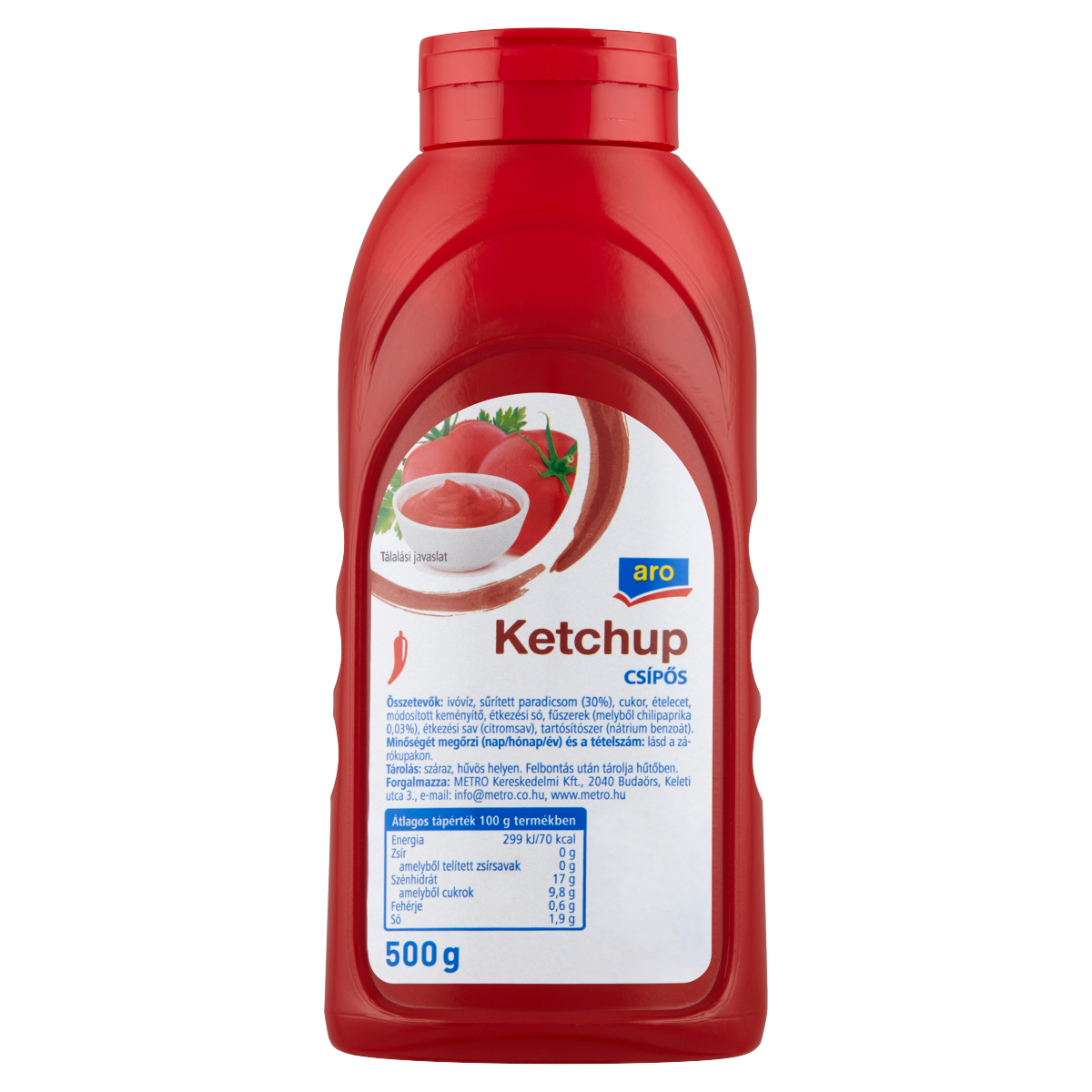 aro Csípős Ketchup 6 x 500 g