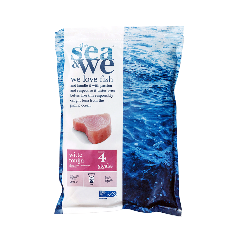 SEA&WE Tonhal Szelet 160-200g/szelet 900g