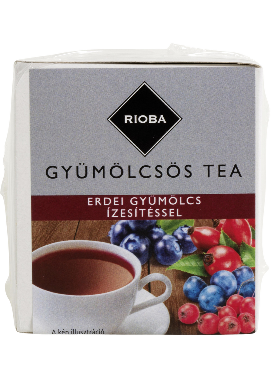 RIOBA Erdeigyümölcs Ízű Gyümölcstea 100 x 2 g filter 200 g
