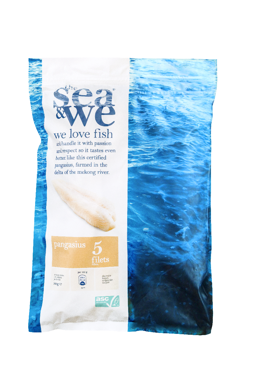 SEA&WE Gyorsfagyasztott Pangasius Filé 900g