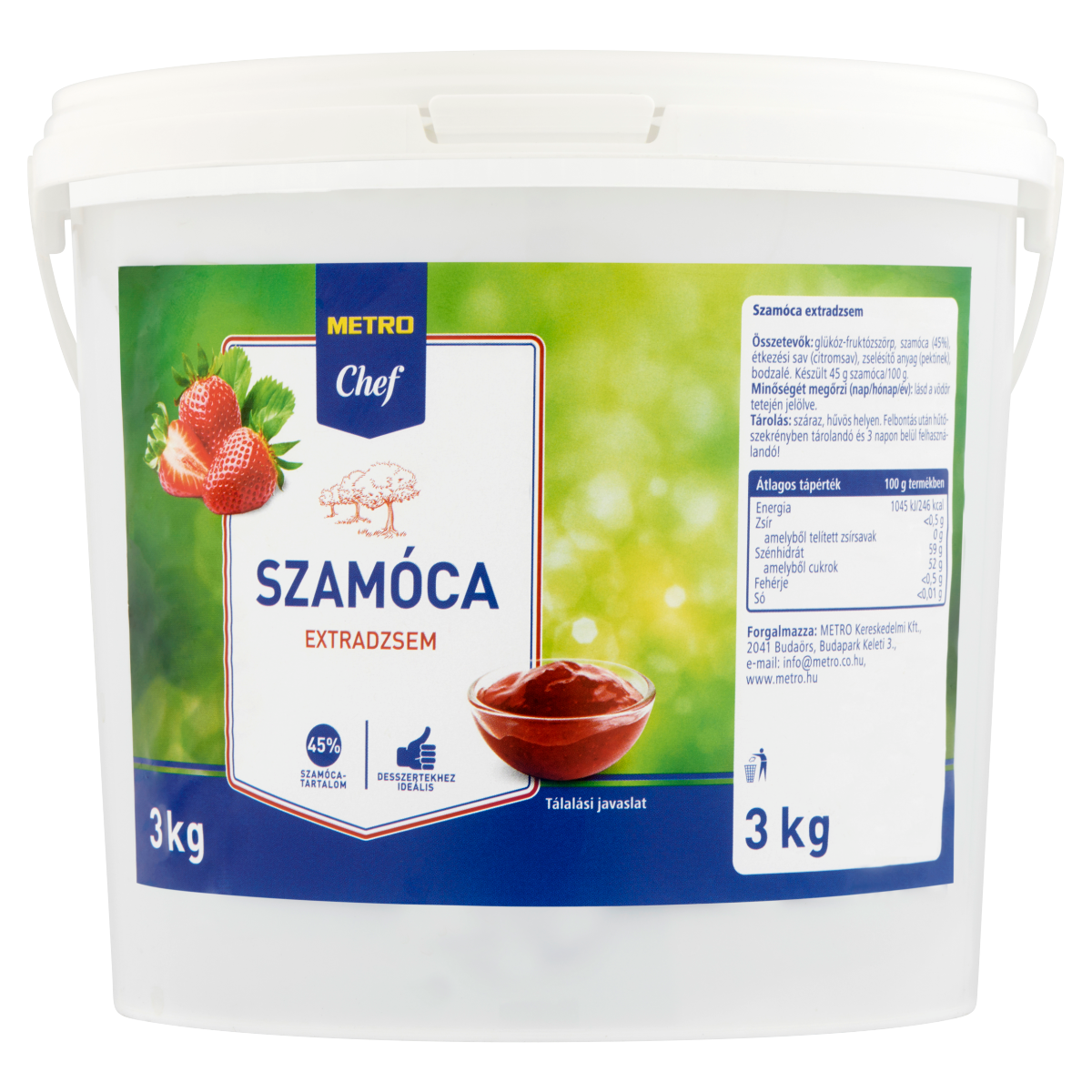 METRO Chef Szamóca Extradzsem 3 kg