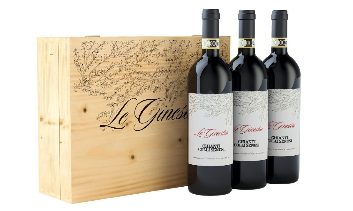 LE GINESTRE CassettaColli Senesi DOCG Le Ginestre 1 conf. (75 cl x 3 bott.) 2,25 litri