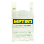METRO PROFESSIONAL Shopper compostabili 35x10x65 cm