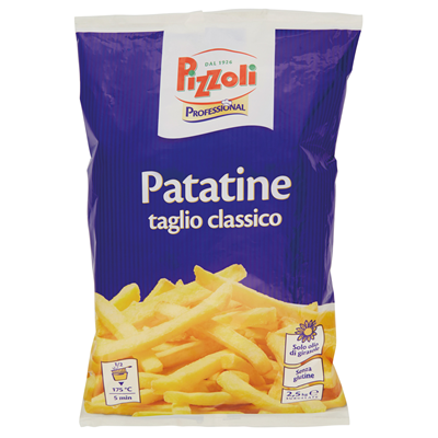 PIZZOLI Patatine 11x11 surgelato 1 conf. 2,5 kg