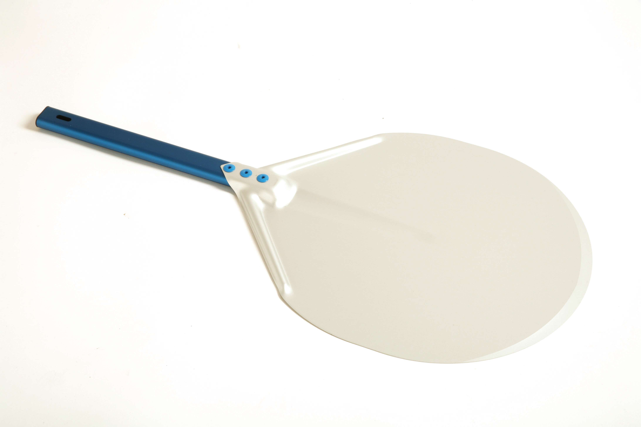 GI.METAL Pala pizza Azzurra tonda in alluminio anodizzato diametro 33 cm -  METRO Catalogo