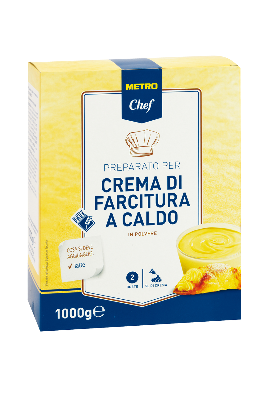 METRO Chef Preparato per crema di farcitura a caldo 1 conf. ( 500g x 2 buste) 1 kg