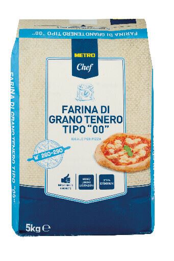 METRO Chef Farina di grano tenero tipo 00 per pizza W260 1 sacco 5 kg