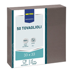 METRO PROFESSIONAL Tovaglioli cacao 33x33 cm 2 veli 5 conf. 50 pezzi