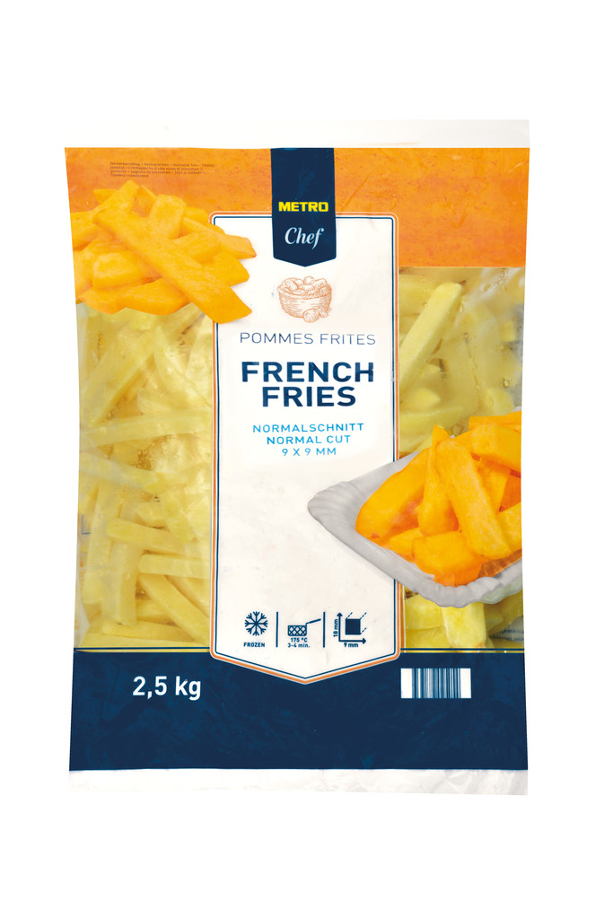 METRO Chef Patatine 9x9 surgelate 4 conf. 2,5 kg