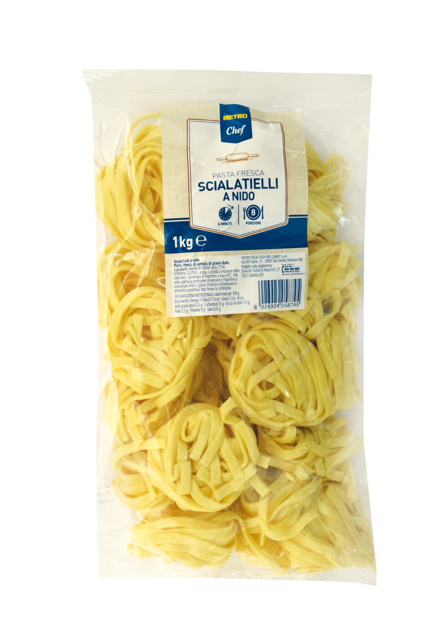 METRO Chef Pasta fresca di semola Scialatielli a nido 1 conf. 1 Kg