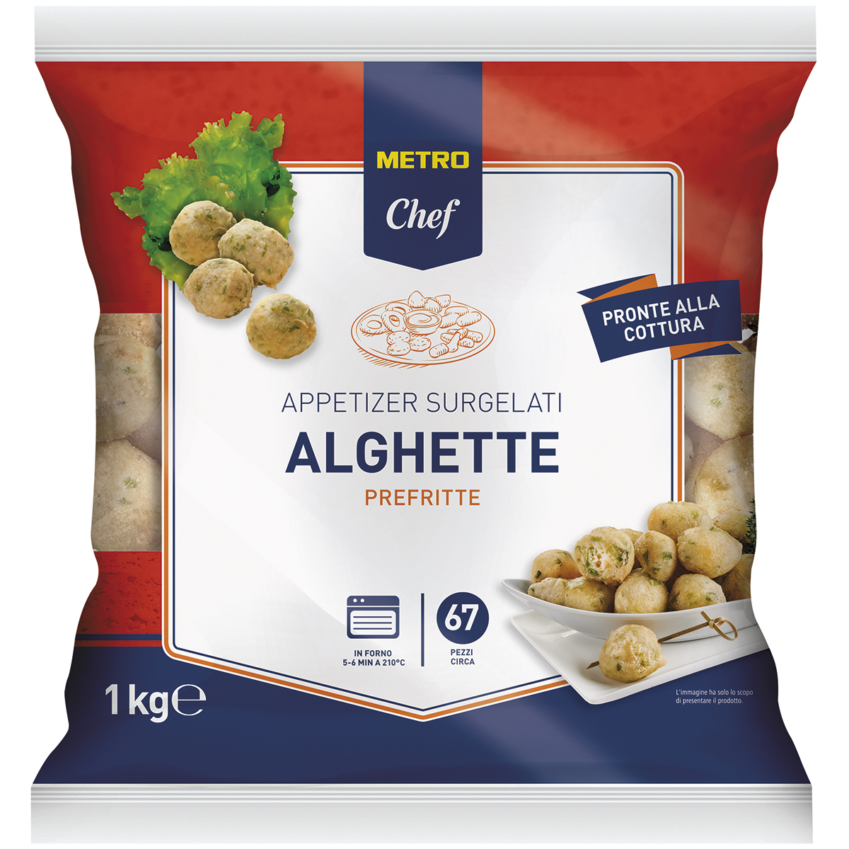 METRO Chef Alghette di mare surgelate 1 conf. 1 kg