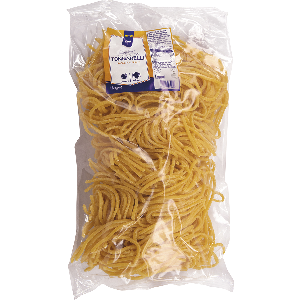METRO Chef Pasta fresca all’uovo Tonnarelli 1 conf. 1 kg