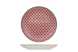 P/TO DOLCI 20CM ROSSO MOSAIK