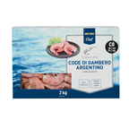 METRO Chef Code di Gambero Argentino (FAO41) con guscio C0 (20/40) semi IQF surgelate 1 conf. 2 kg (peso netto senza glassatura)