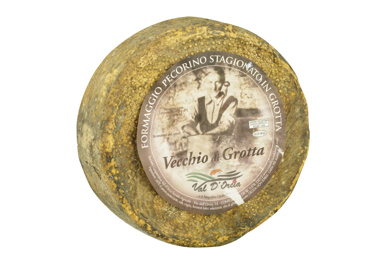 VAL D'ORCIA Pecorino stagionato in grotta 1 forma intera 2 kg circa