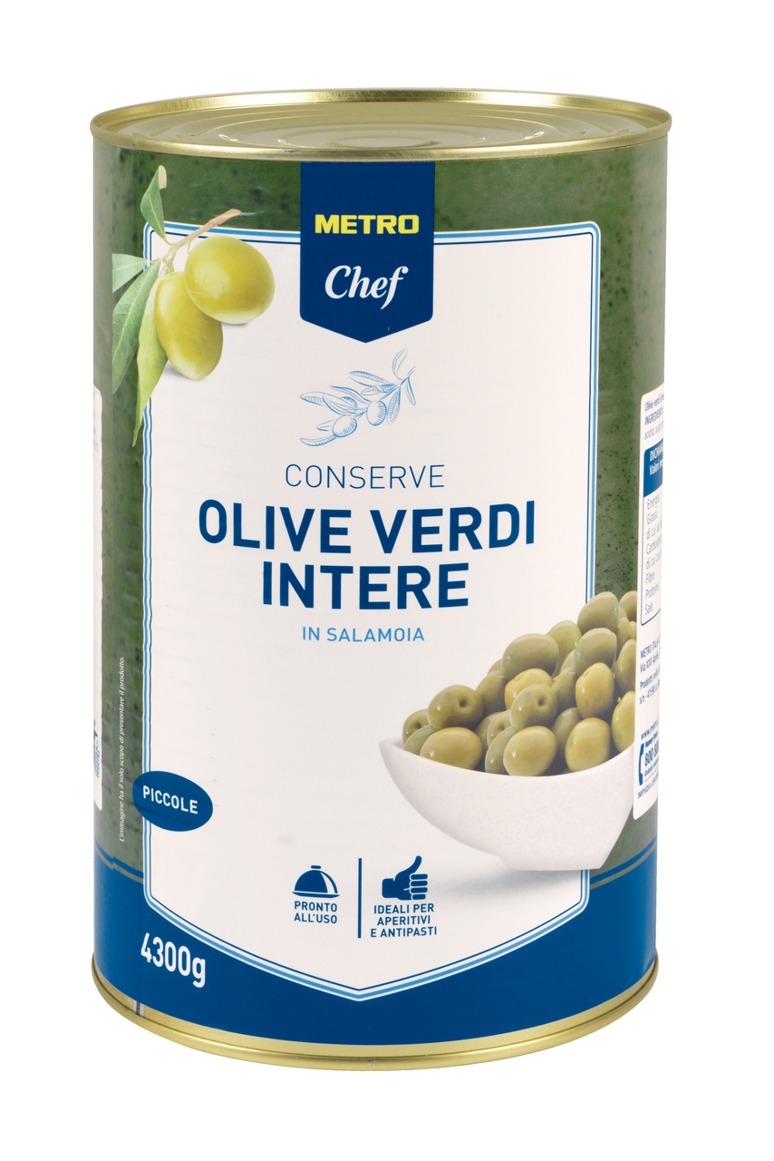 METRO Chef Olive verdi 24/26 1 latta 4,3 kg