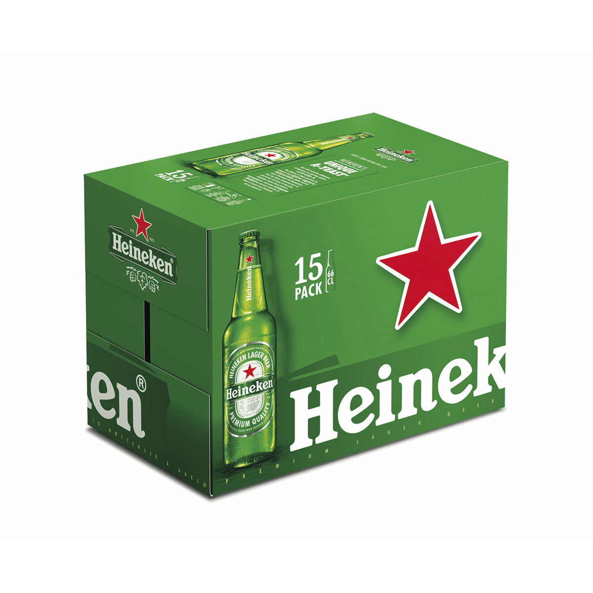 HEINEKEN Birra Lager 15 bott. VAP 66 cl
