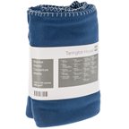 Tarrington House Плед флисовый синий 130х170см 260 г