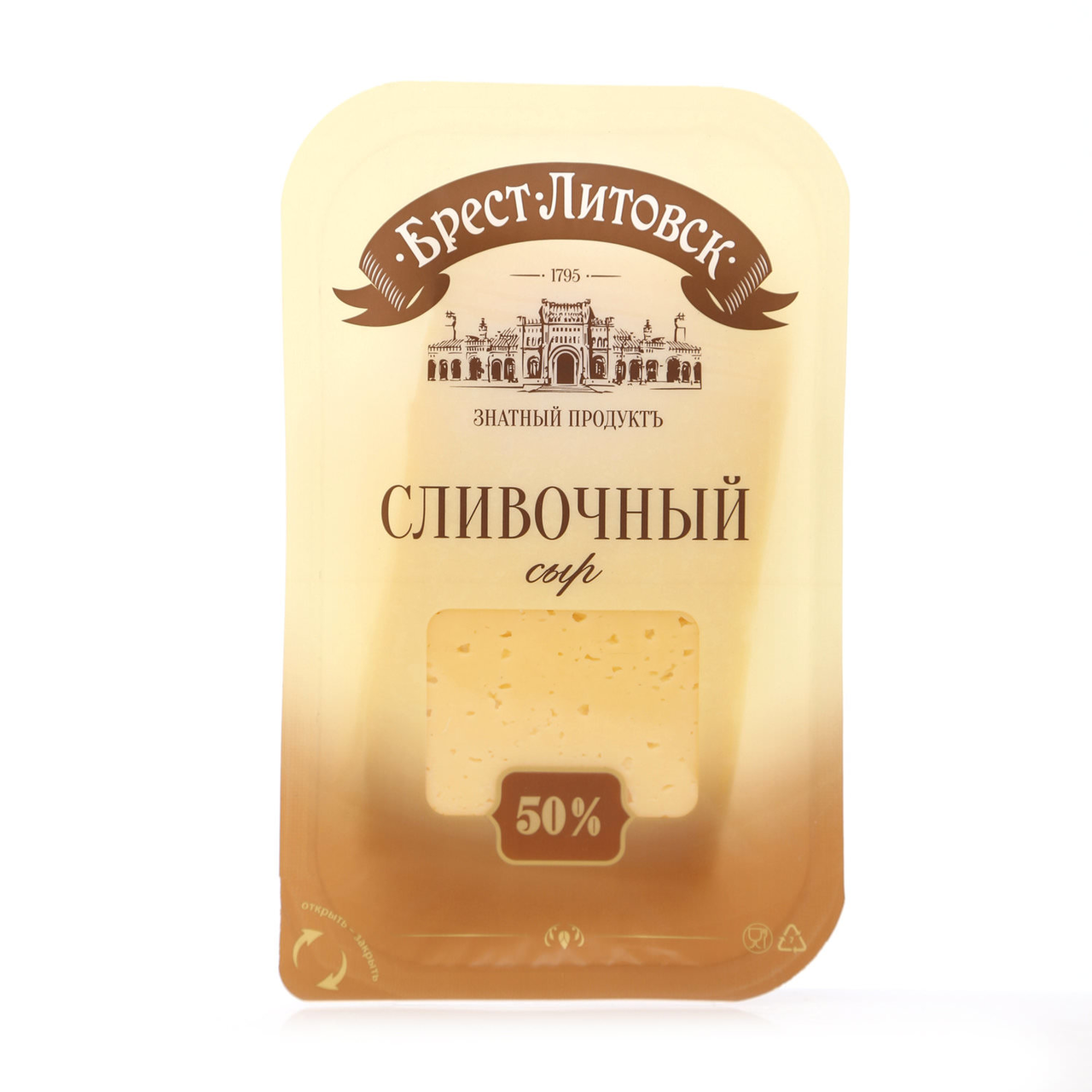 БРЕСТ ЛИТОВСК Сыр Сливочный 130 г