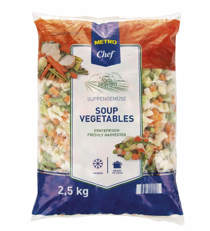METRO Chef Замороженные суповые овощи 2,5 кг