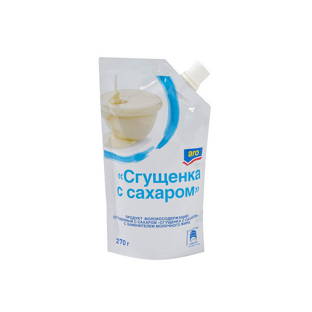 aro Сгущенка с сахаром 1% 270 г