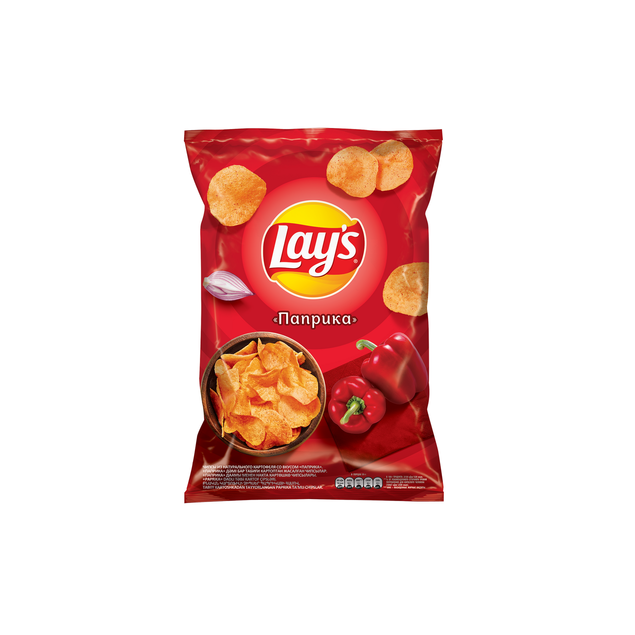 LAY'S Чипсы паприка 140 г