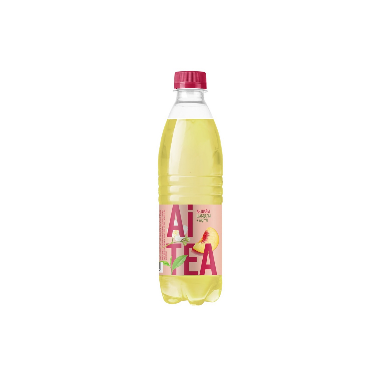 AI TEA Безалкогольный напиток белый чай со вкусом персик-жасмин 1,0 л