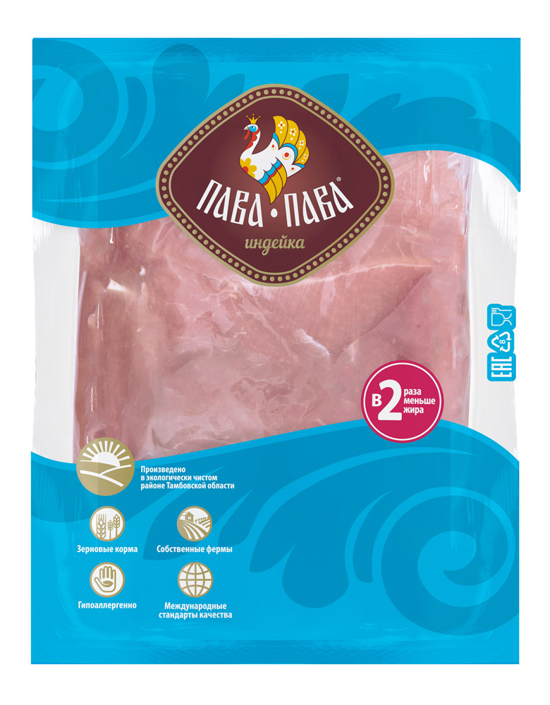 ПАВА - ПАВА Филе бедра индейки замороженное 800 г