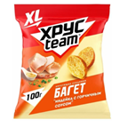 хрусteam Сухарики багет со вкусом индейки в горчичном соусе 100 г