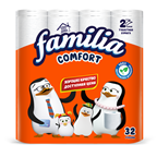 Familia Туалетная бумага comfort двухслойные 32 шт