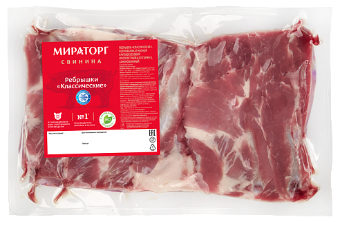 МИРАТОРГ Ребрышки свиные замороженная, кг