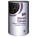 aro Черные оливки нарезанные 4250 мл