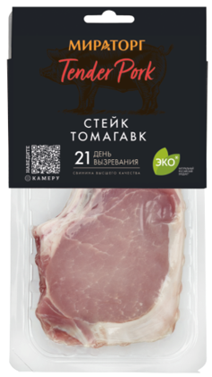 МИРАТОРГ Стейк томагавка из свинины замороженная в/у 360 г